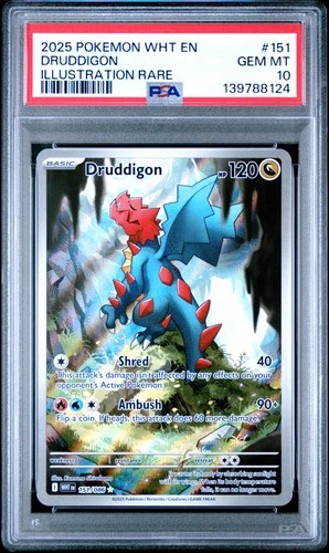 Druddigon graded PSA 10 for sale on eBay