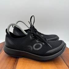 OOFOS OOmg Sport LS Men's Size 11 Shoes Black Lace-Up Slip On Comfort Recovery