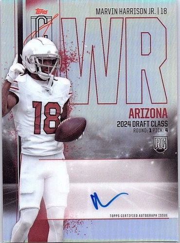 2025 Topps Chrome Marvin Harrison Jr. Chrome Autographs (RAW)