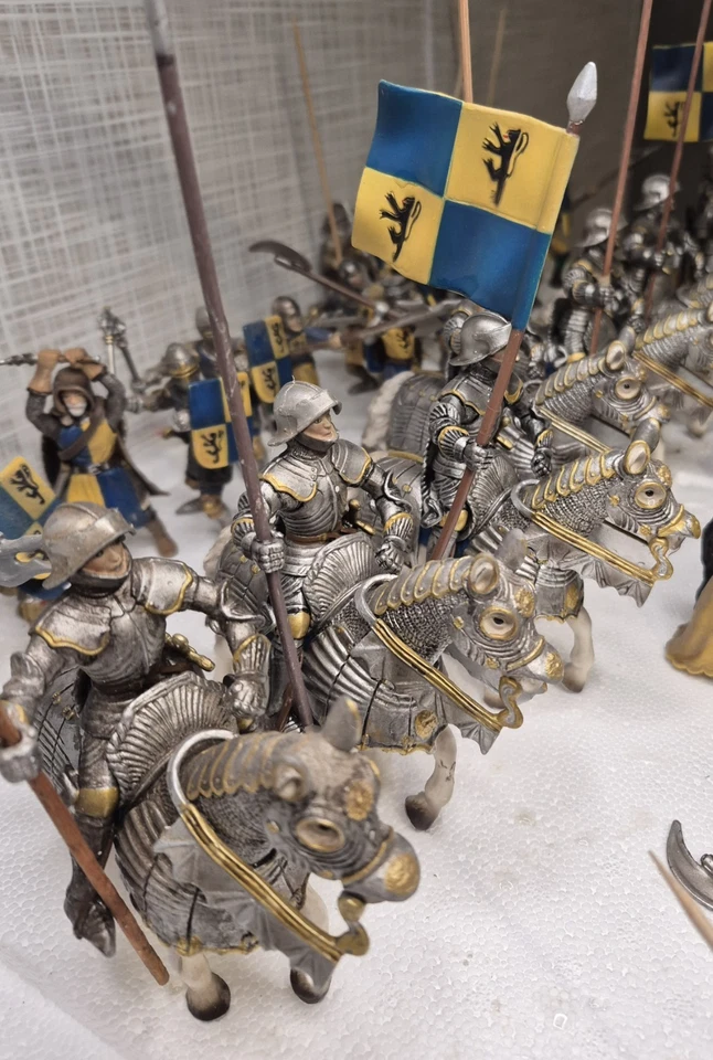 ¡Caballeros montados SCHLEICH, con figuras King X12! Lote Foto 2 de 4