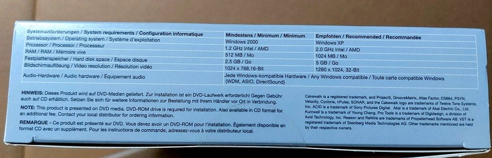 Project 5 Version 2 Cakewalk COMPLETE W/ Manual, Serial Code & Reg Code Rare HTF - Image 3 of 4
