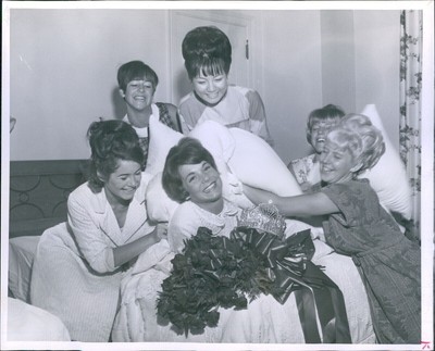 1966 Photo Queen Erika Hokanson Shan Goodfellow Fay Dong Lynne Ross Bryant 8x10