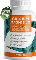 Calcium & Magnesium 180 Kapseln- Hochdosiert Mit 800 Mg + 400 Mg...