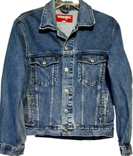 VTG 90s Wrangler Hero Denim Truckers Jacket Men's Medium Button Up Workwear