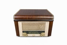 Radio Giradischi Philips HF434A 1952 Francia Vintage Valvole Da Restaurare