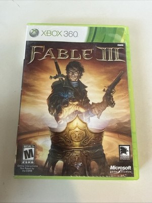 Fable III Fable 3 (Xbox 360, 2010) Complete w/ Manual - Tested Working Free Ship
