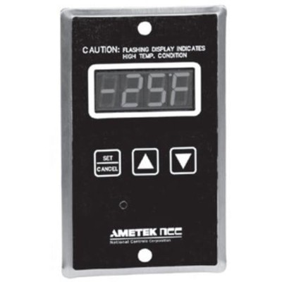1pc NCC AMETEK TNC-TM166-010 Digital Thermometer, Range -25-99 Deg. F, 12-2