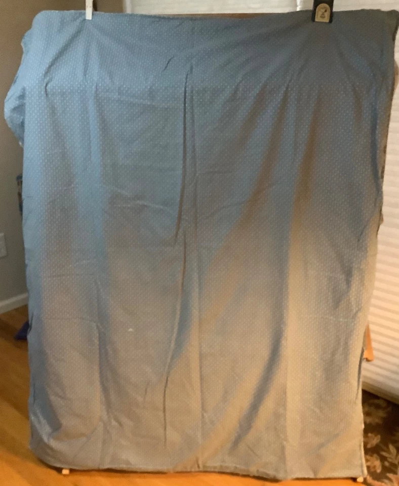 Preown handmade Peter Rabbit crib quilt & heartshape cushion, good cond, washed - Image 2 of 4