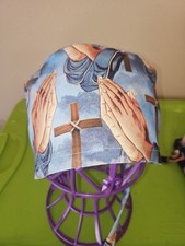 PRAYING HANDS  HANDMADE SURGICAL SCRUB CAPS