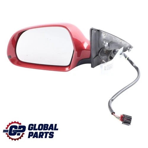 Audi A4 B8 Electric Wing Mirror Left N/S Garnet Red Pearl Effect-Z3F 8K2857409D