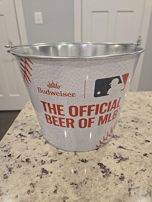 MLB Budweiser Beer Tin Bucket. 