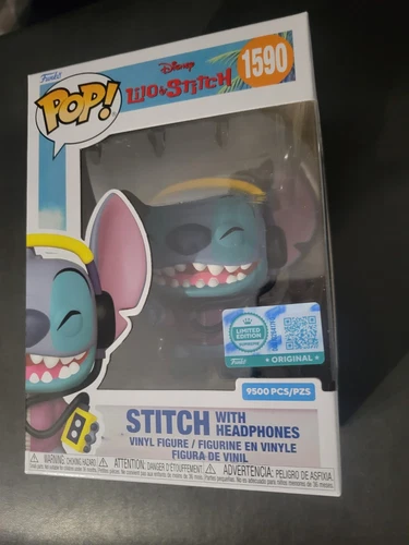 Funko Pop! Disney Stitch With Headphones 1590 LE 9500 Pieces Target Exclusive