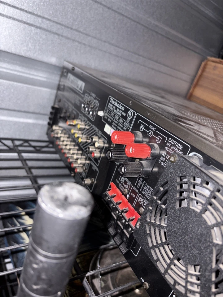 Technics SA-DX1050 5 Channel AV Control Receiver Dolby Digital - No Remote/Cords - Image 4 of 4