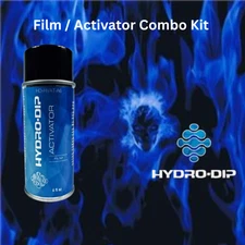 Hydro Dip  Film Activator Combo Kit HD-FLM715 BL Flame Embed Skull