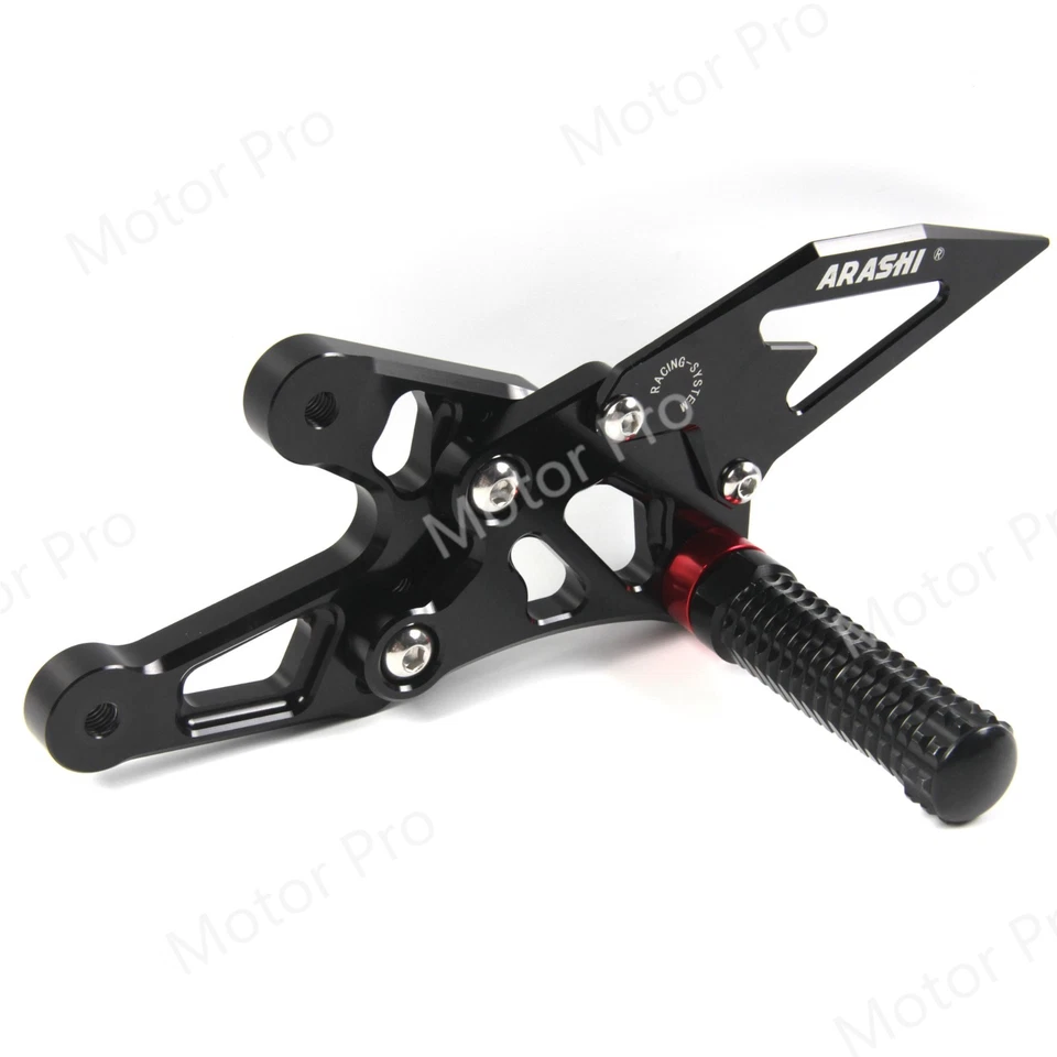 Juego de estriberas traseras Arashi para BMW S1000RR HP4 2015-2018 S1000R 2017-2020 Foto 4 de 4