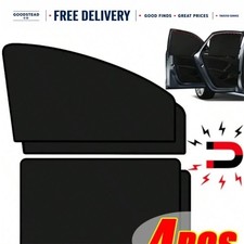 Magnetic Car Window Sunshade Curtain UV Protection Universal Fit