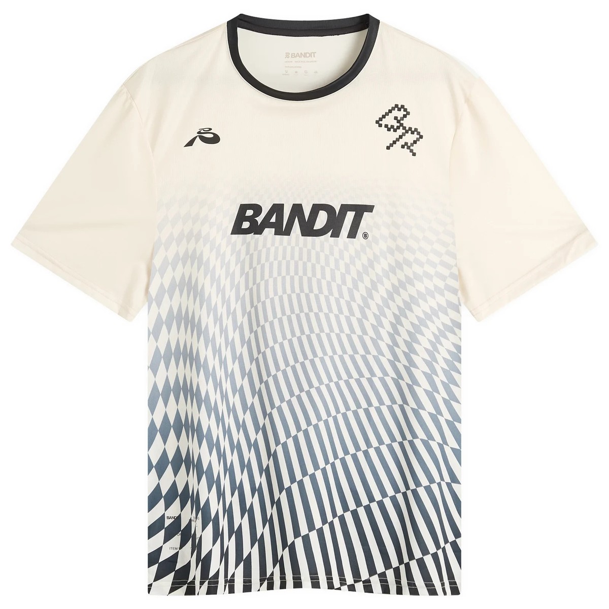 【新品未使用】Bandit Running PERFORMANCE BOX T BANDIT RUNNING DRIFT™ MOSAIC PERFORMANCE TEE - CHALK - Size Medium
