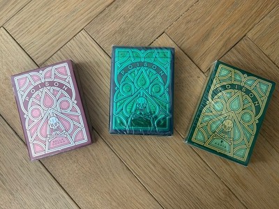 Poison Playing Cards Thirdway Industries Decks, Kingslayer trident, belladonna