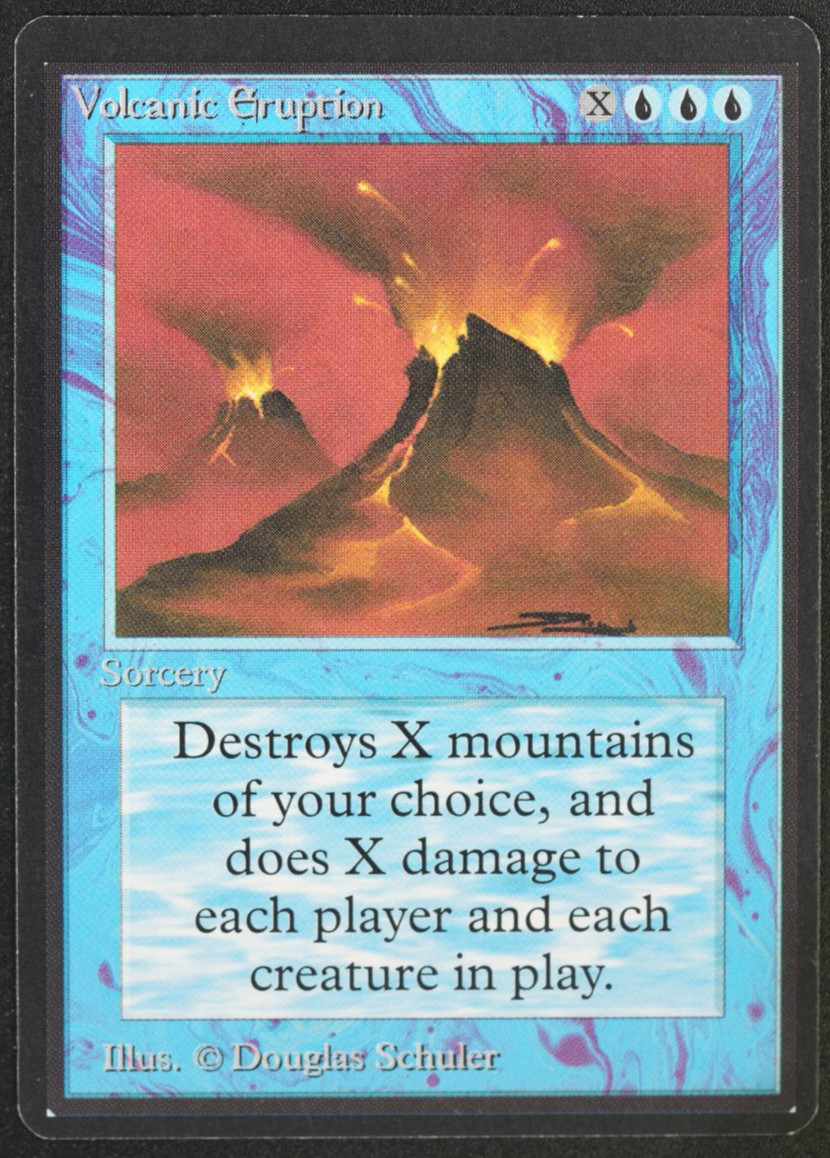 Volcanic Eruption Beta MTG Card Magic: the Gathering 1993