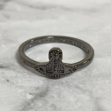 Vivienne Westwood Ring Size 6.5-7 OSLO Gunmetal NO BOX [EJ21