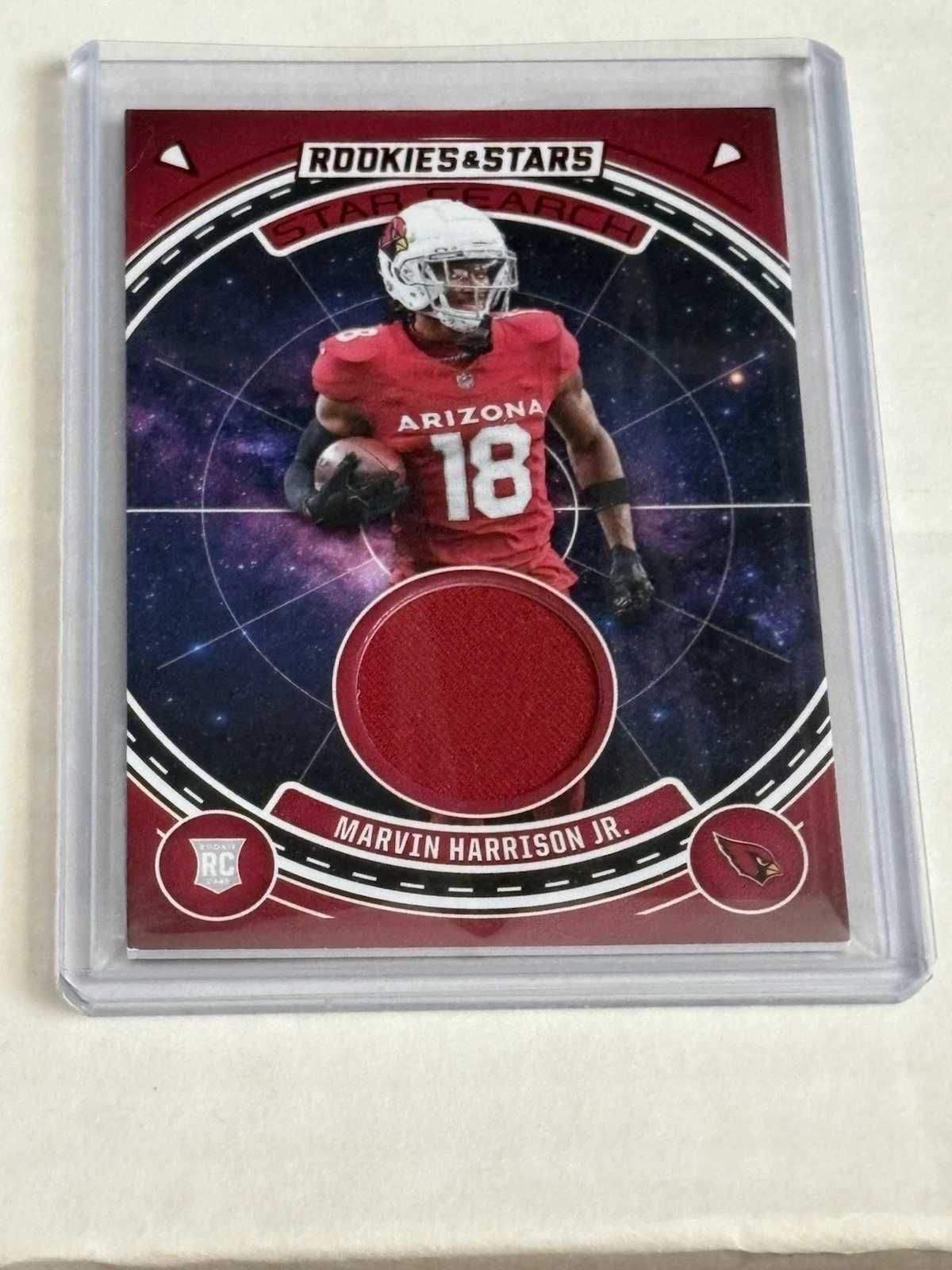 Marvin Harrison Jr. Panini Rookies & Stars Star Search Relics #SSMHJ Base