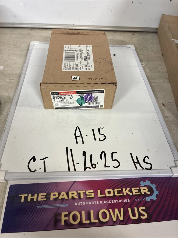 Juego de pastillas de freno de disco delanteras Ford Taurus BR-35-B 2001-2007 moldeadas integrales orgánicas Foto 3 de 4