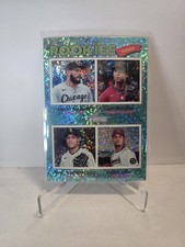 2026 Topps Heritage Rookie Pitchers #378 Aqua Sparkle Chrome SP (RC) 