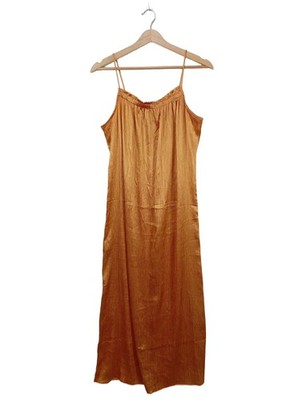 H&M DIVIDED Trägerkleid Damen Kleid Gr. DE 36 hellorange Elegant