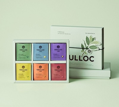 OSULLOC Premium Tea Variation Gift Set - 6 Flavors Tea Collection (30 Teabags)