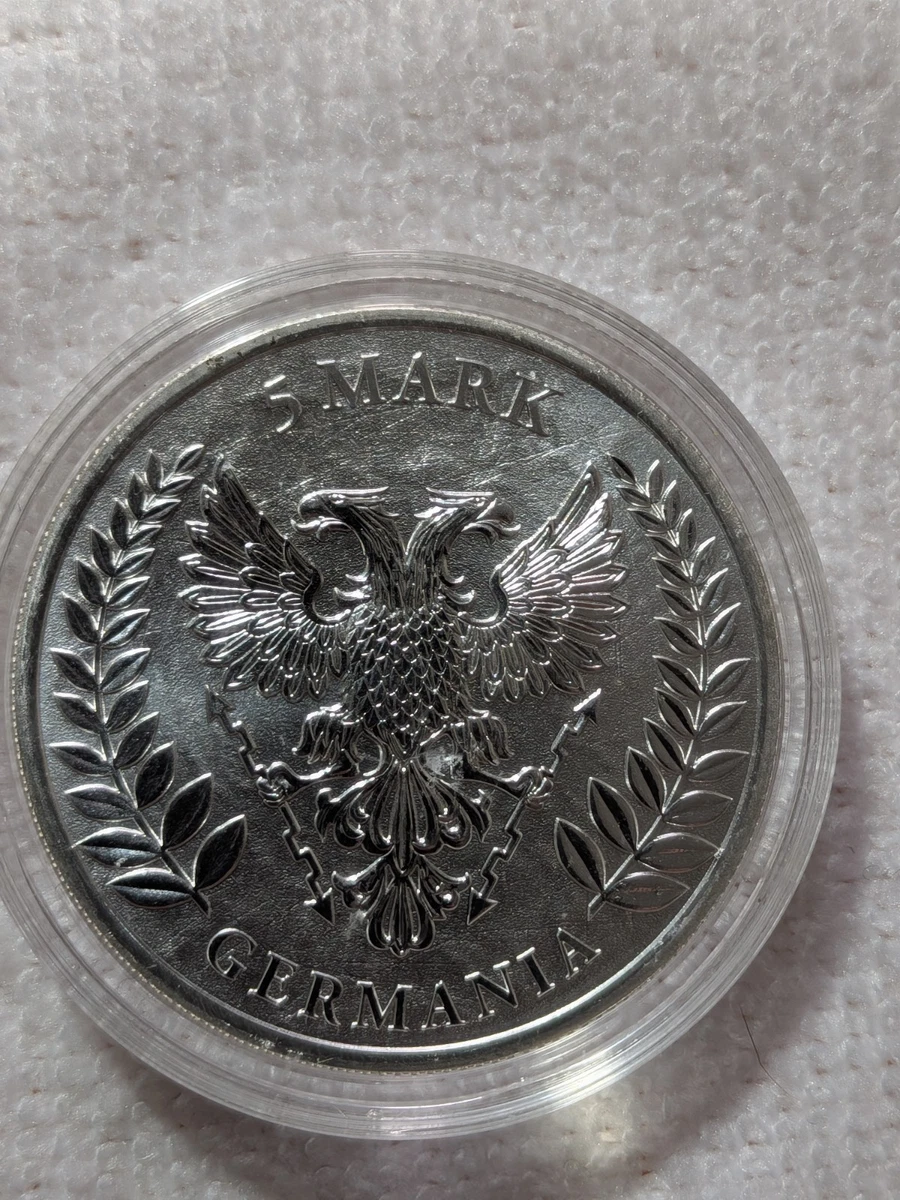 ONZA PLATA 9.999 LADY GERMANIA 2019 (GERMANIA 1 ON. 9.999 FINE SILVER)