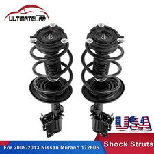 Pair Complete Front Struts & Coil Springs For 2009-2013 Nissan Murano 172606