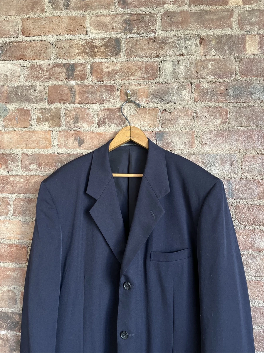 Yohji Yamamoto Costume D'Homme Men's Jacket, Size 5, Blue 100
