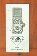 ROLLEI PRICE LIST, 1964/15181