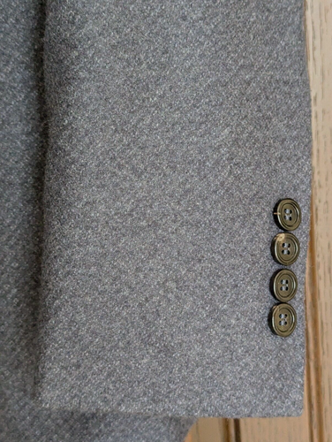 CANALI Kei 100% Wolle Sport Jacke Mantel, Light Navy, Größe 42 S passt 40 (52 EU) - Bild 5 von 8