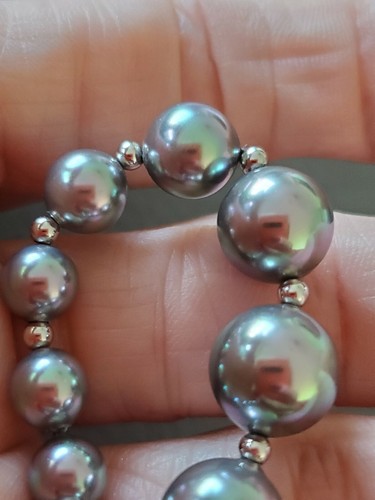 *.925 Majorica Sterling Silver Pearl Bracelet - Picture 7 of 7