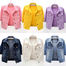 Denim Jacket Women's Jean Casual Button Size Blue Coat Trucker Pockets 20 OFF 