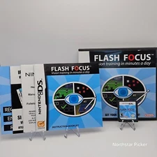 Flash Focus Vision Training (Nintendo DS, 2007) Complete | Clean | Tested/Works