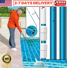 Adjustable Aluminum Telescoping Swimming Pool Pole for Skimmer Leaf Scoops Rakes