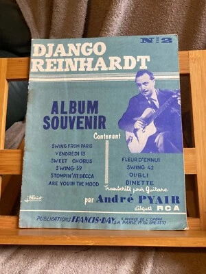 Django Reinhardt Album souvenir n°2 partition guitare André Pyair Francis Day - Photo 1/4