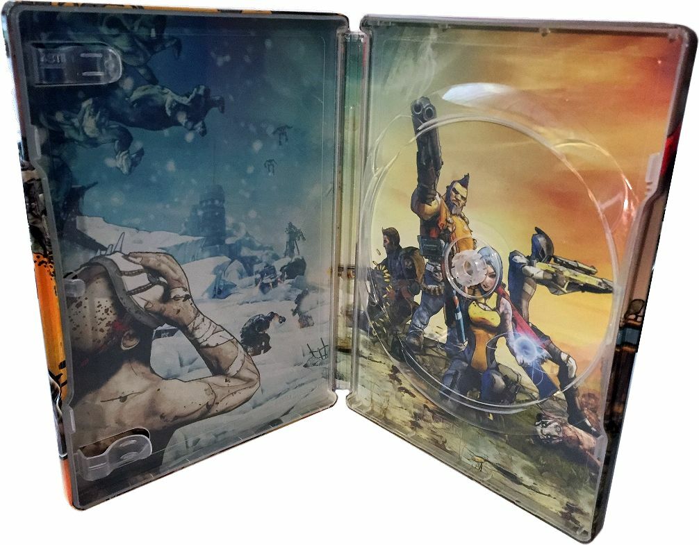 BORDERLANDS 2 (Microsoft Xbox 360, 2012) SteelBook Edition
