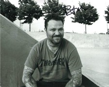 Bam Margera Jackass Skateboarder Autographed Signed 8x10 Photo COA