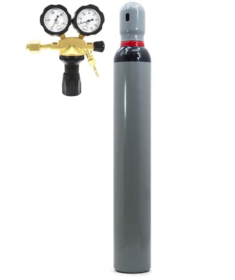 NH5 Gasflasche 10 Liter 2,0m3 (95% N2 + 5% H2) + typ GCE Druckminderer 50 bar