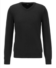 Boss Hugo Boss Baram-L50373737 Black Knit Jumper Size S