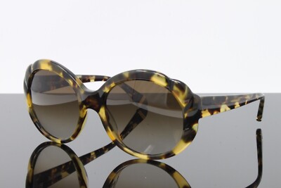 Zac Posen Sunglasses Rita Women's Round Tortoise 56mm Brown Gradient Lens NEW!