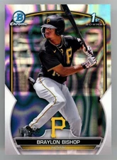 2023 Topps Bowman Chrome 1st Braylon Bishop #Bcp-90 172/399 Lava