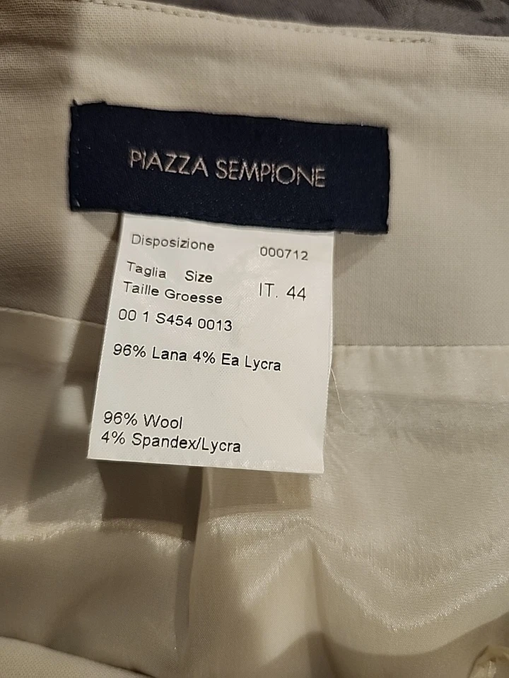 Piazza Sempione Women's Dove Grey Color Wool Blend Pencil Skirt Size IT 44 US 8 - Image 4 of 4