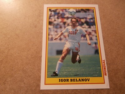 BRUNO MARTINI (AUXERRE), RARE 1988 FOOTBALL ROOKIE CARD MONDIAL (JT29