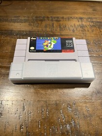 Nintendo Super NES Super Mario World - SNES - 1991 Vintage W Slip Cover!!!