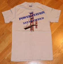 *1985 THE POWER STATION* vtg concert tour tee t-shirt (S) 1980's Duran Duran