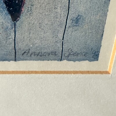 Framed Annora Spence Print Walking the Dog | eBay